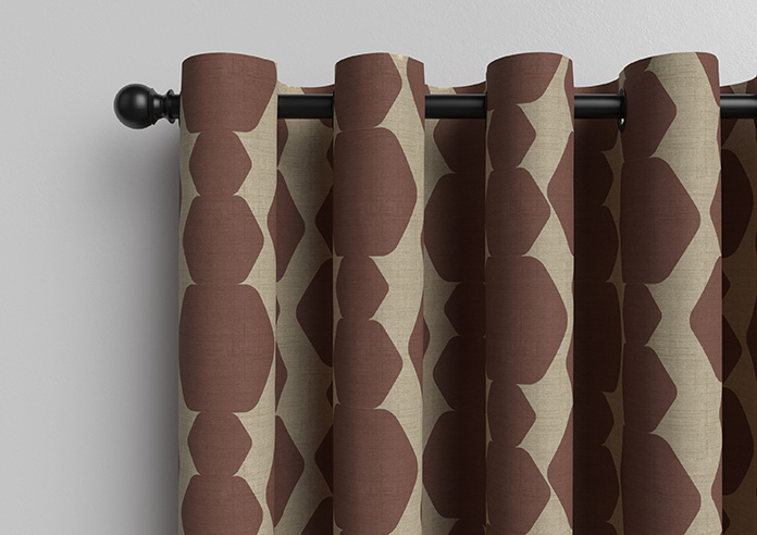 Construct, Wild Red - Made to Measure Curtains - Image 12